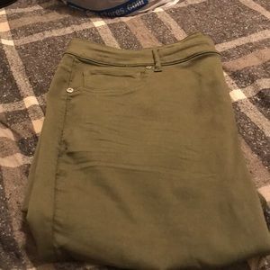 Maurice’s olive green pants. Size 22.